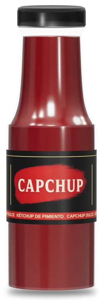 Botella de Capchup 300 ml · Dulce
